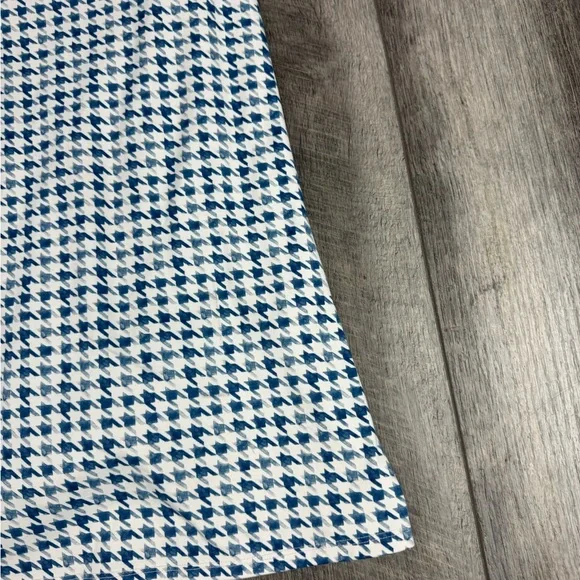 Z Supply Blue Houndstooth Dress - Picture 2 of 14